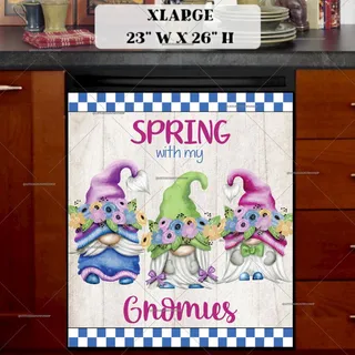 Preview of Spring with my Gnomies magnet in Extra Large size.