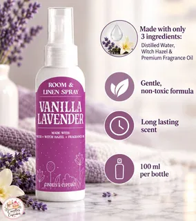 Preview of Vanilla, Lavender Room and Linen Spray.