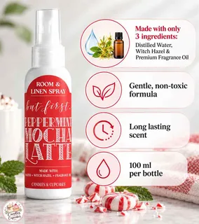 Preview of Peppermint Mocha Room and Linen Spray.