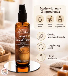 Preview of Ginger Caramel Mousse Room and Linen Spray.