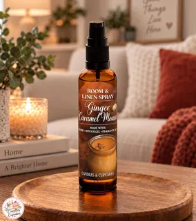Preview of Ginger Caramel Mousse Room and Linen Spray.