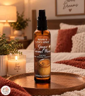 Preview of Ginger Caramel Mousse Room and Linen Spray.