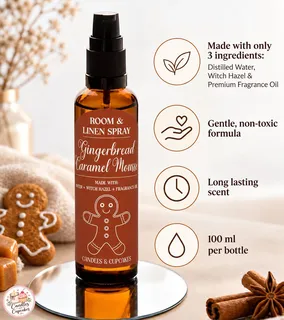 Preview of Gingerbread Caramel Mousse Room and Linen Spray.