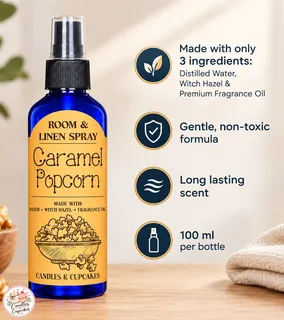 Preview of Caramel Popcorn Room and Linen Spray.