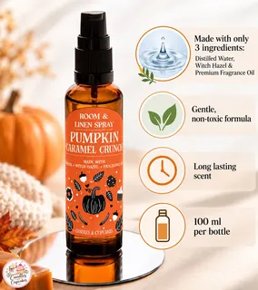 Preview of Pumpkin Caramel Crunch Room and Linen Spray.