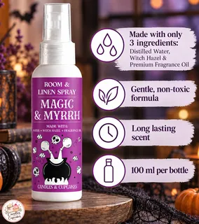 Preview of Magic and Myrrh Room and Linen Spray.