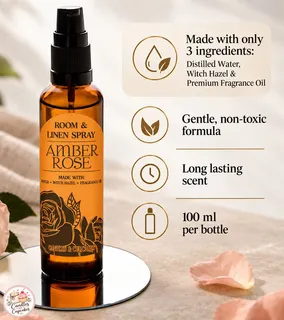 Preview of Amber Rose Room and Linen Spray.