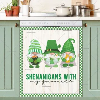 Preview of St. Patrick Day Shenanigan Gnomes magnet.