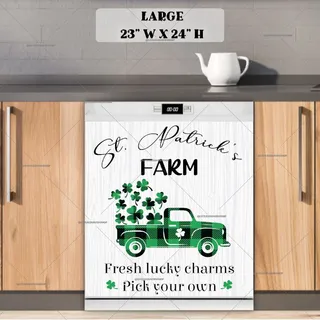 Preview of St. Patrick Farm Truck magnet in Large size.