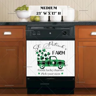 Preview of St. Patrick Farm Truck magnet in Medium size.