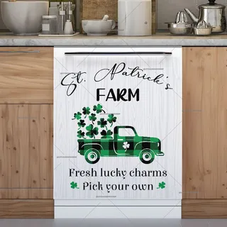 Preview of St. Patrick Farm Truck magnet.