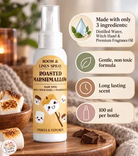 Preview of Roasted Marshmallows Room and Linen Spray.