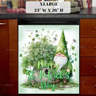 Preview of St. Patrick Day Gnome #2 magnet in Extra Large size.