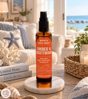 Preview of Amber and Driftwood Room and Linen Spray.