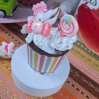 Preview of Faux Pink Sweets Cupcake.