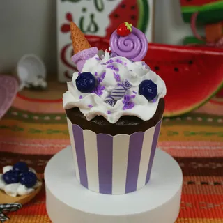 Preview of Faux Blueberry Cupcake.
