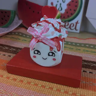 Preview of Faux Marshmallow Buddy - Strawberry.