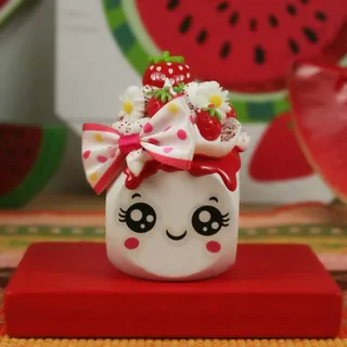 Preview of Faux Marshmallow Buddy - Strawberry.
