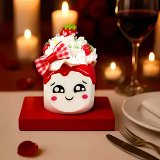Preview of Faux Marshmallow Buddy - Strawberry.