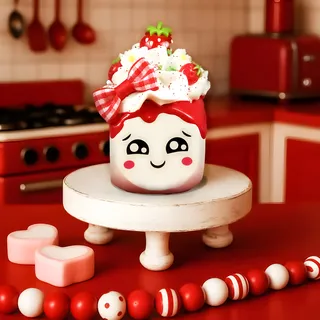 Preview of Faux Marshmallow Buddy - Strawberry.