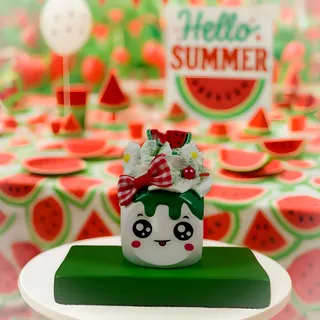 Preview of Faux Marshmallow Buddy - Watermelon.