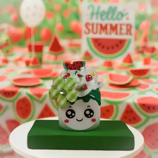 Preview of Faux Marshmallow Buddy - Watermelon.