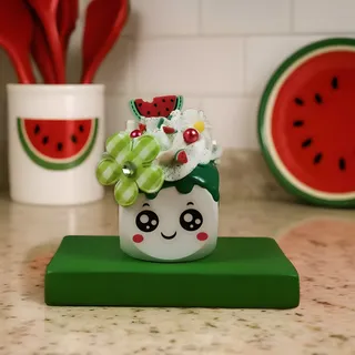 Preview of Faux Marshmallow Buddy - Watermelon.
