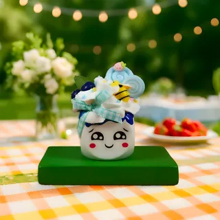 Preview of Faux Marshmallow Buddy - Blueberry.