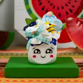 Preview of Faux Marshmallow Buddy - Blueberry.