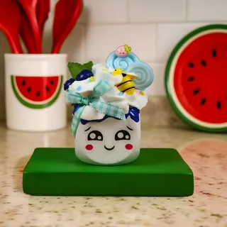 Preview of Faux Marshmallow Buddy - Blueberry.