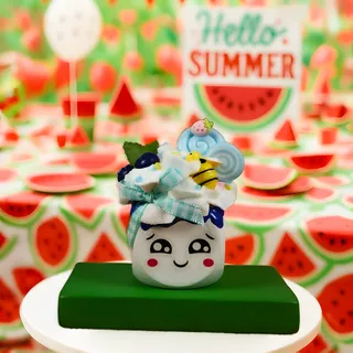 Preview of Faux Marshmallow Buddy - Blueberry.