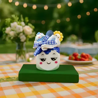Preview of Faux Marshmallow Buddy - Blueberry.