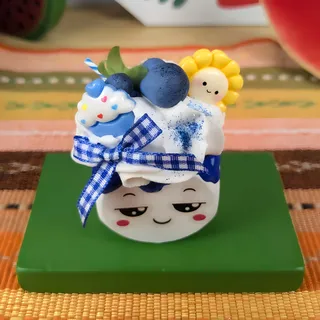 Preview of Faux Marshmallow Buddy - Blueberry.