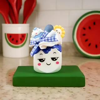 Preview of Faux Marshmallow Buddy - Blueberry.