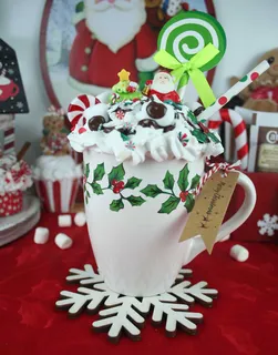 Preview of The North Pole Faux Hot Chocolate Mug.