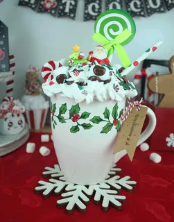 Preview of The North Pole Faux Hot Chocolate Mug.