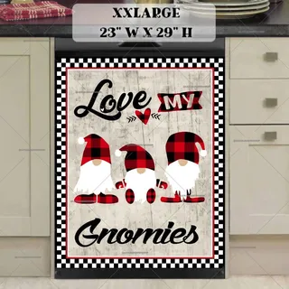 Preview of Valentine's Day Scandinavian Gnomes magnet in XX Large size.