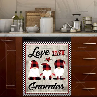 Preview of Valentine's Day Scandinavian Gnomes magnet.