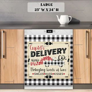 Preview of Cupid's Delivery Co. Sign magnet in Large size.