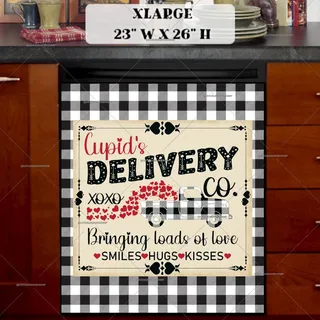 Preview of Cupid's Delivery Co. Sign magnet in Extra Large size.