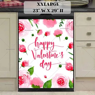 Preview of Valentine's Day Roses and Hearts magnet in XX Large size.