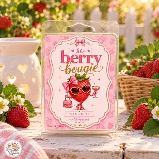 Preview of So Berry Bougie Scented Wax Melt Clamshell.
