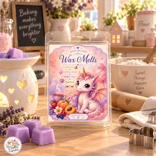 Preview of Unicorn Dragon Scented Wax Melt Clamshell.