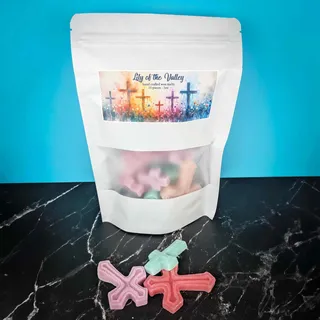 Preview of Pastel Colored Cross Wax Melts.