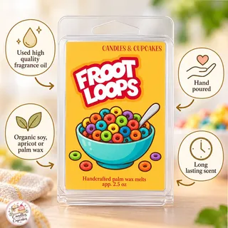 Preview of Fruit Loops Scented Wax Melt Clamshell.