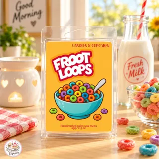 Preview of Fruit Loops Scented Wax Melt Clamshell.