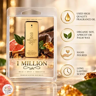 Preview of 1 Million Scented Wax Melt Clamshell.