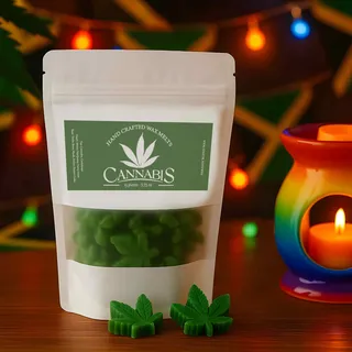 Preview of Cannabis Leaf Wax Melts.