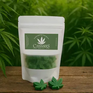 Preview of Cannabis Leaf Wax Melts.