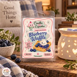 Preview of Blueberry Waffle Scented Wax Melt Clamshell.